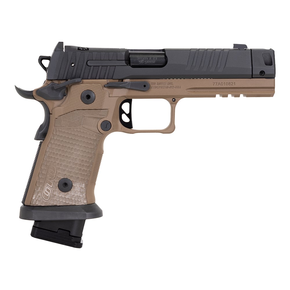 Sig Sauer P211 Combat 4.4" 9MM (1)23rd O.R. Comp Pistol w/ (2) 21rd Magazines, X-RAY3, Coy G-10 Grip - Sig Sauer