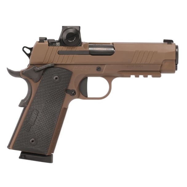 Sig Sauer 1911 X-Series O.R 4.25" 45 ACP (2)8rd Pistol w/ ROMEOX Compact, Coyote - 1911XCA-45-CXR3-RXX - Sig Sauer