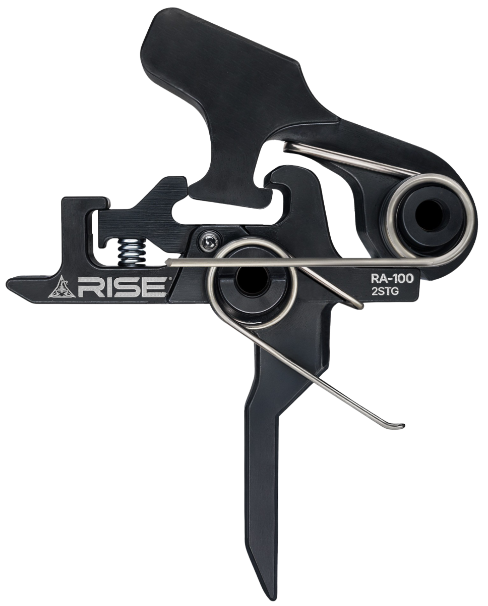 Rise Armament RA-100 2-Stage AR Trigger Flat, Black - Rise Armament