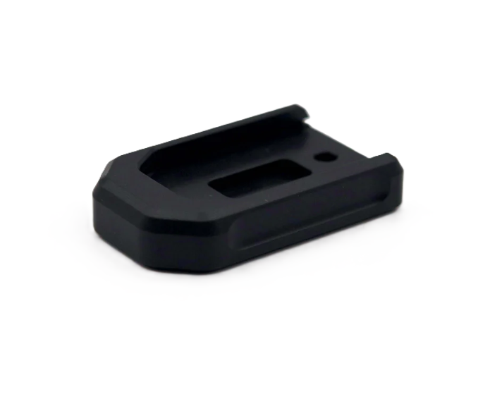 CMC PSA Dagger Micro +0 Magazine Baseplate - Black Anodized - Custom Machined Concepts