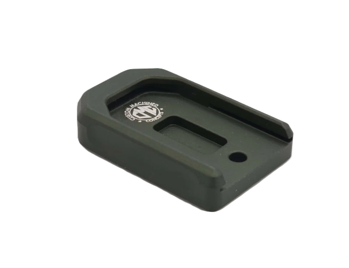 CMC PSA Dagger Micro +0 Magazine Baseplate, ODG Anodized - Custom Machined Concepts