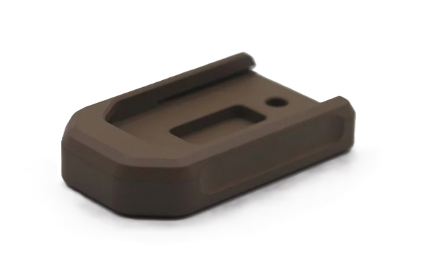 CMC PSA Dagger Micro +0 Magazine Baseplate, FDE Anodized - Custom Machined Concepts