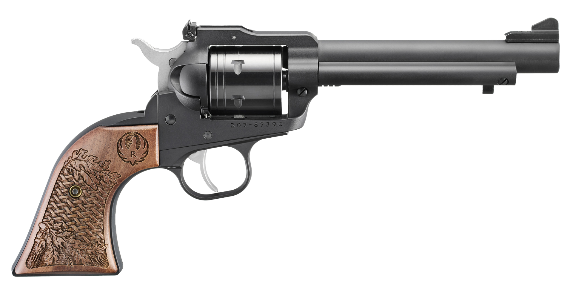 Ruger Super Wrangler .22 WMR Revolver 5.5" 6rd, Black / Walnut - 2063 - Ruger