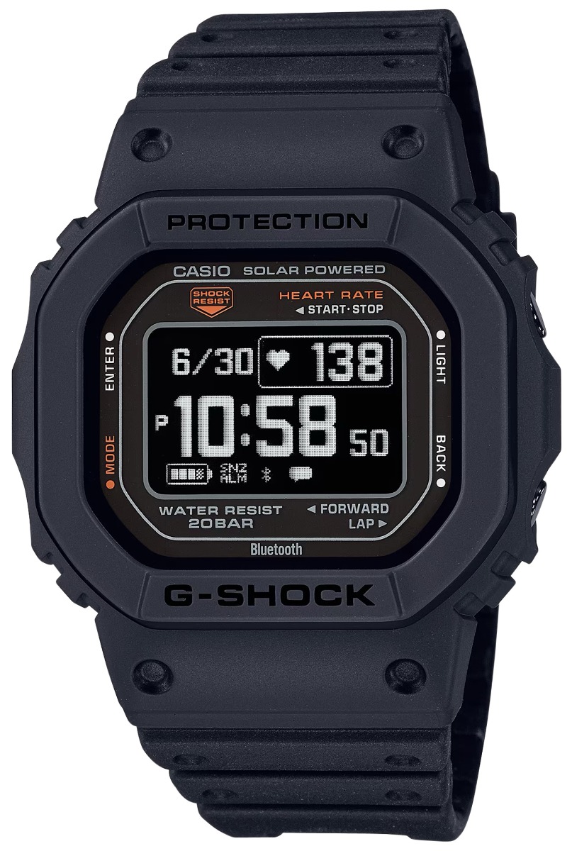 Casio G-Shock Move 56001 Digital Fitness Tracking Watch, Black - DWH56001 - Casio