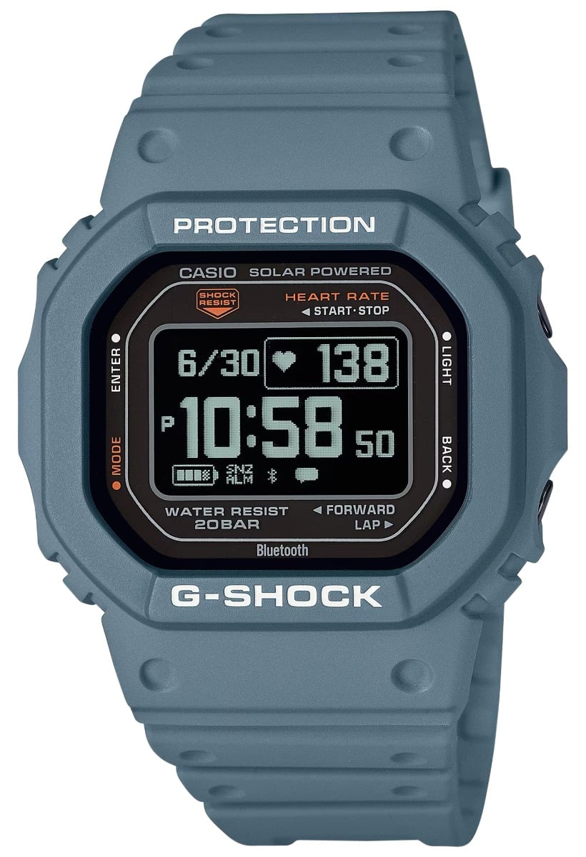 Casio G-Shock Move 56002 Digital Fitness Tracking Watch, Blue Gray - DWH56002 - Casio