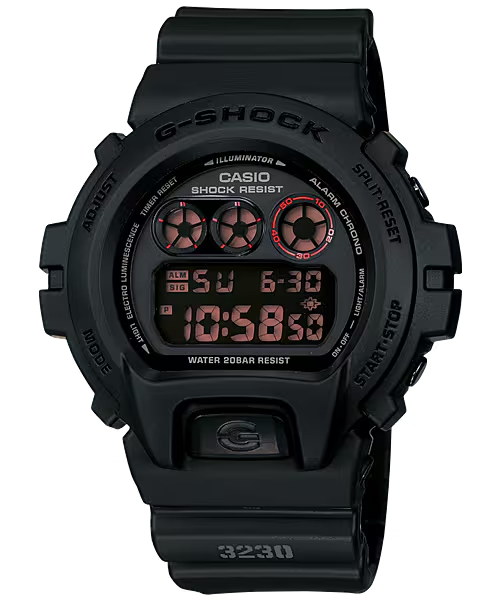 Casio Casio G-Shock Series 6900 Digital Wrist Watch, Black - DW6900MS1CR