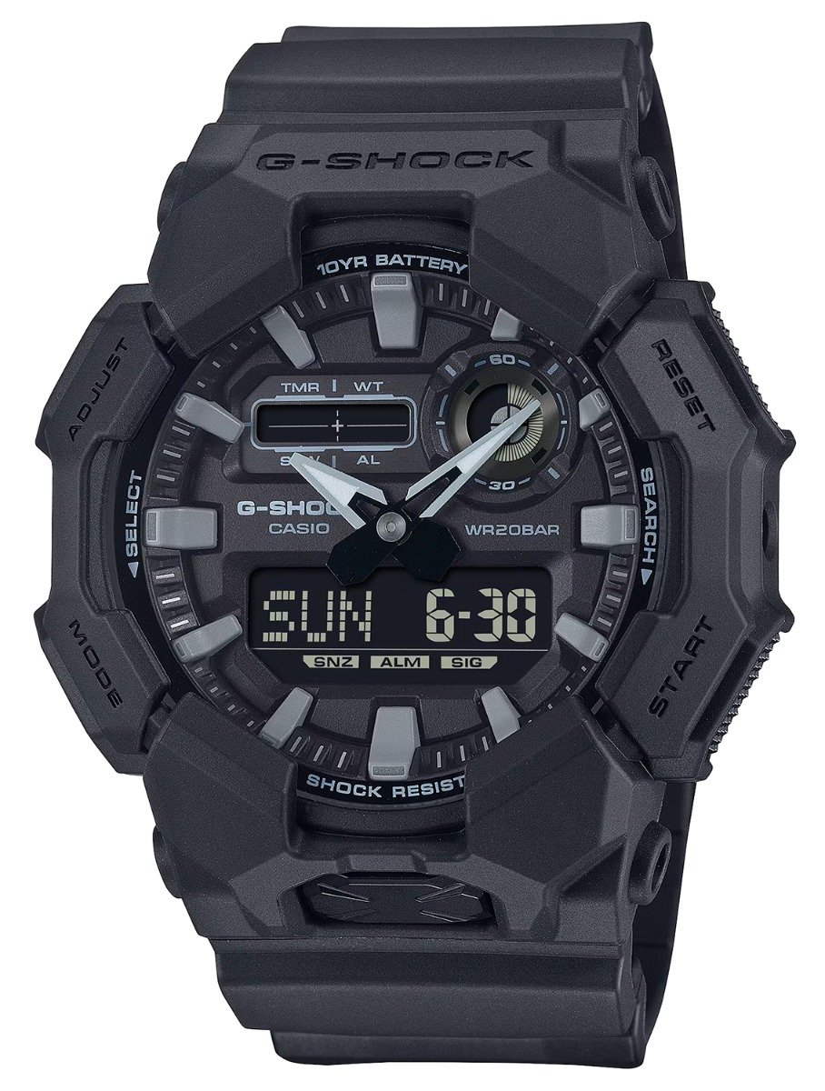 Casio G-Shock GA010-A1 Analog/Digital Wrist Watch, Black - GA0101A1CR - Casio