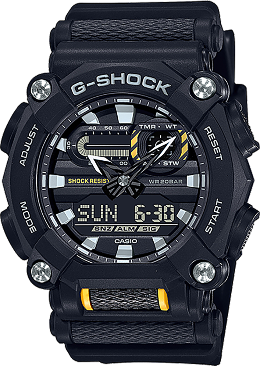 Casio G-Shock GA900-1A Analog/Digital Wrist Watch, Black - GA9001A - Casio