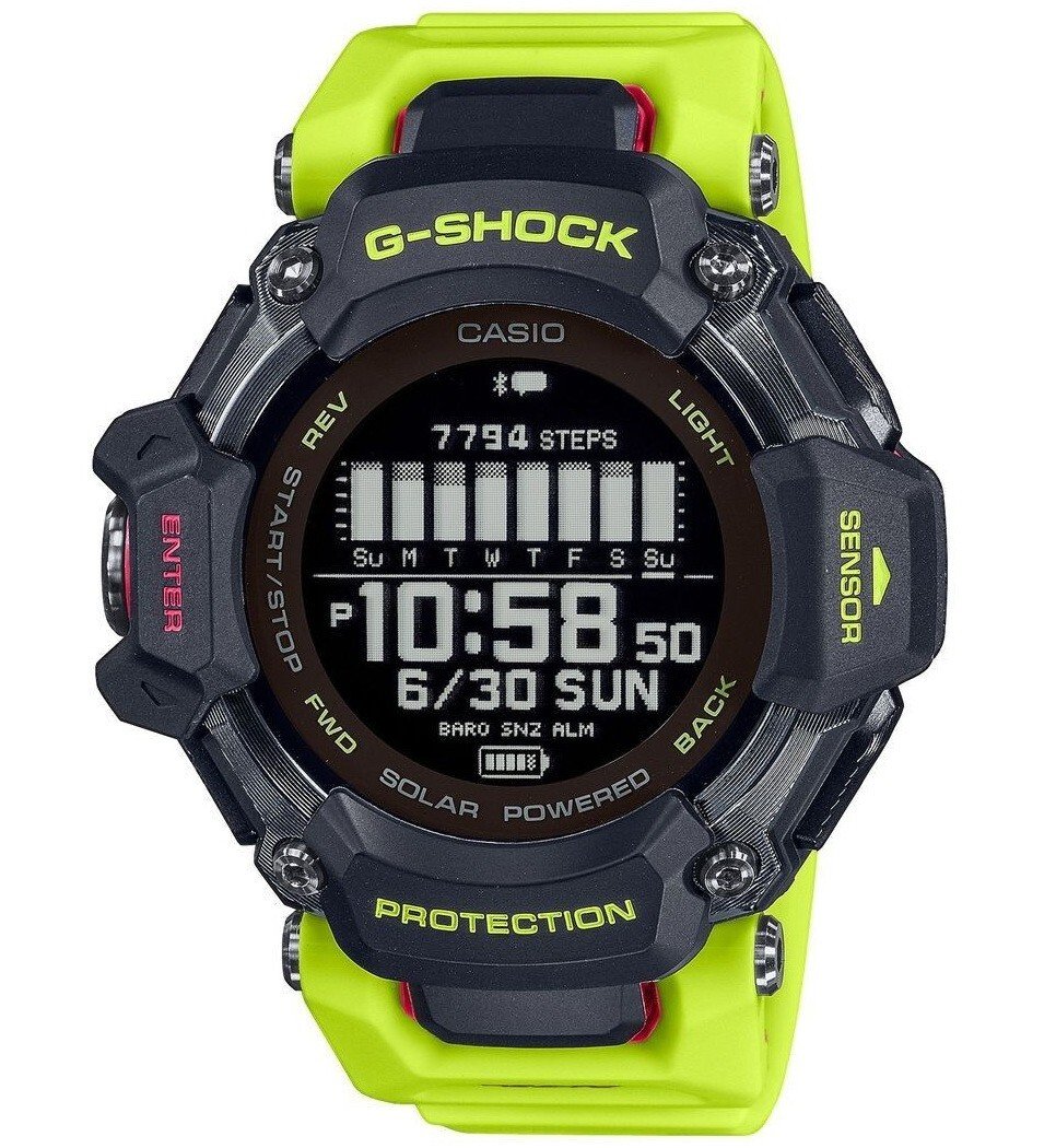 Casio G-Shock Move GBHD2000-1A9 Digital Wrist Watch, Yellow - GBDH20001A9 - Casio