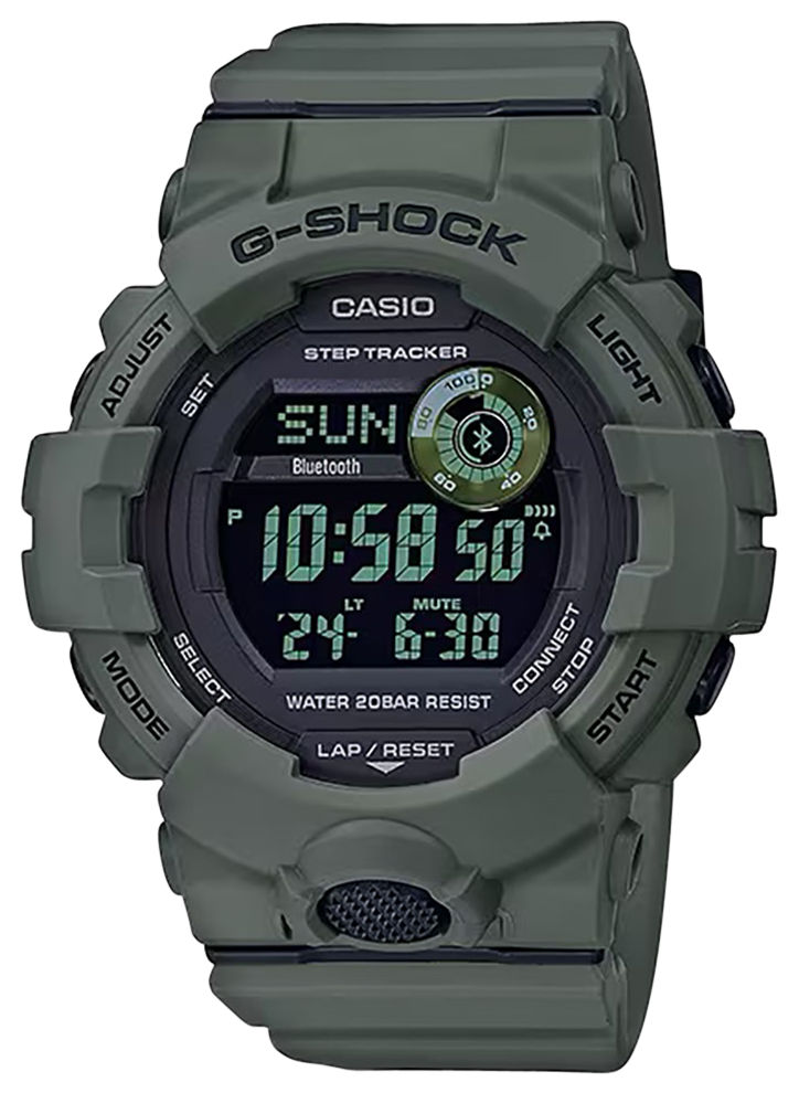 Casio G-Shock Move GBD800UC3 Digital Wrist Watch, Green - GBD800UC3 - Casio