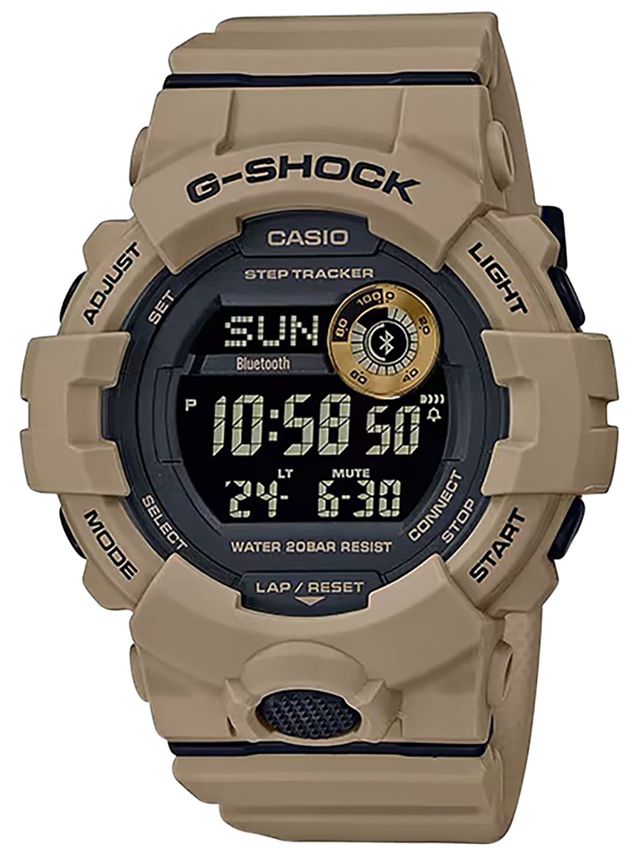 Casio G-Shock Move GBD800UC5 Digital Wrist Watch, Tan - GBD800UC5 - Casio