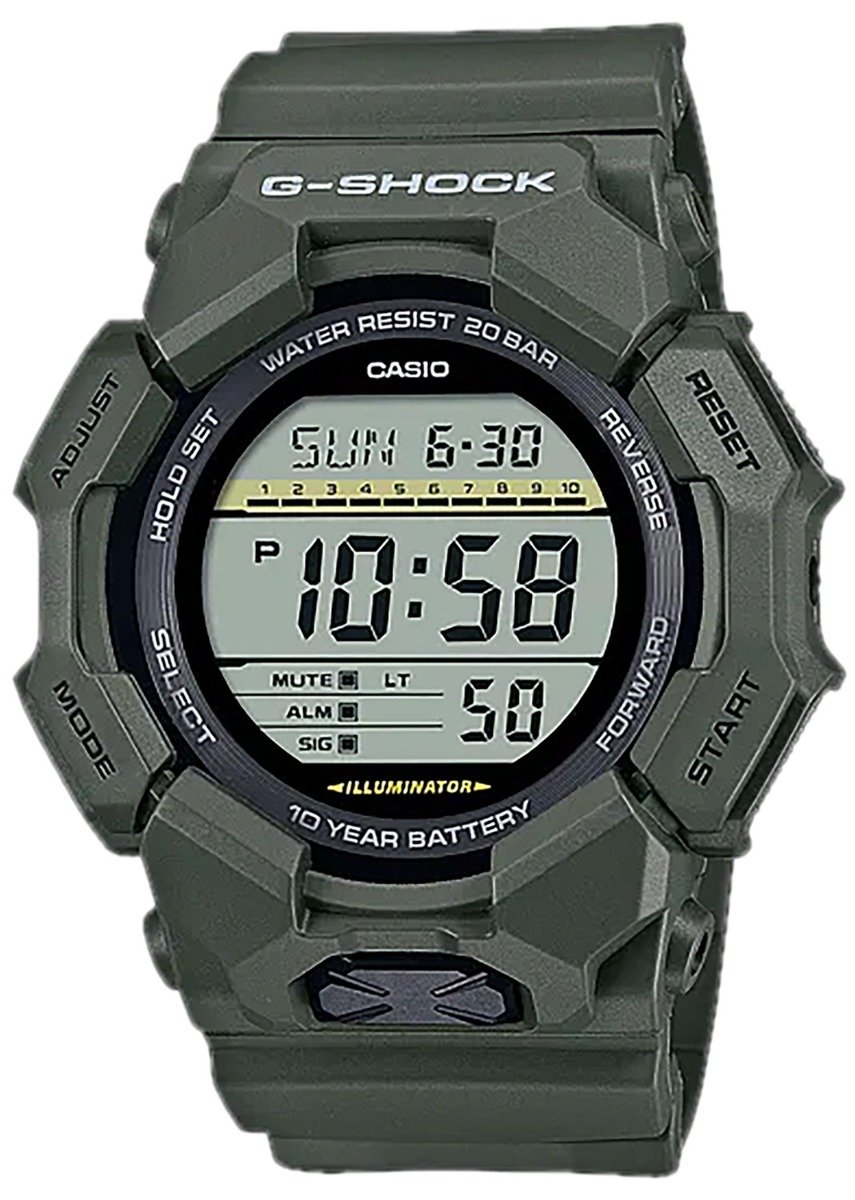 Casio G-Shock Move GD0103 Digital Wrist Watch, Green - GD0103CR - Casio