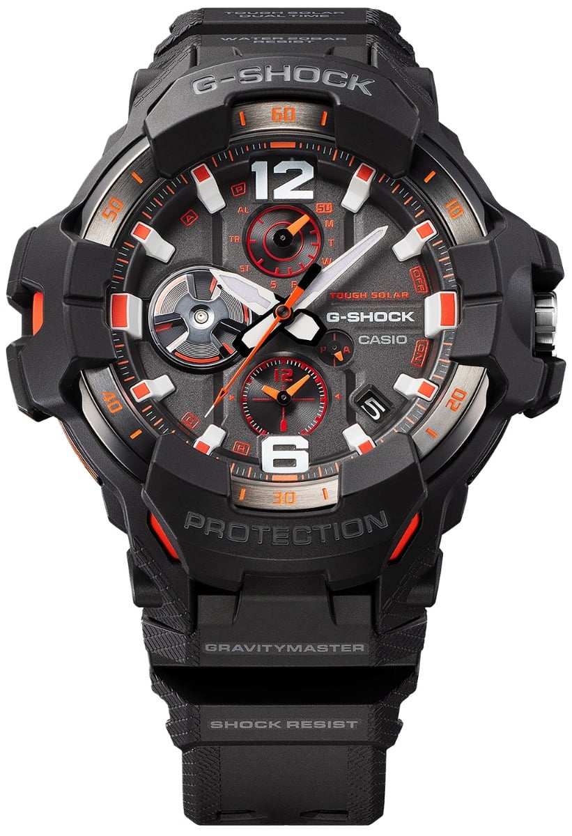Casio G-Shock GravityMaster Analog Wrist Watch, Black - GRB300-1A - Casio