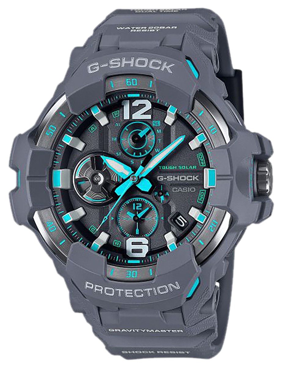 Casio G-Shock GravityMaster Analog Wrist Watch, Blue Gray - GRB3008A2CR - Casio