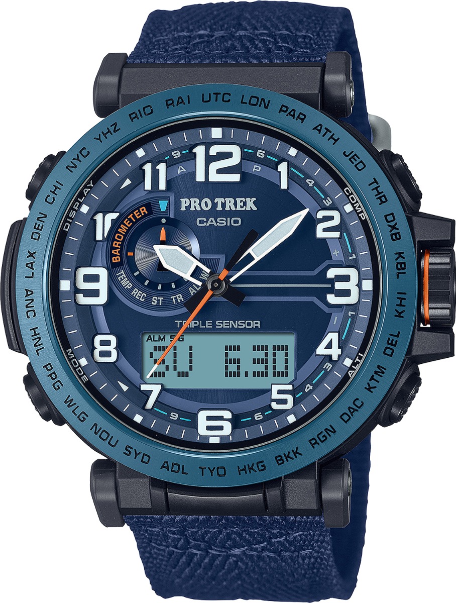 Casio G-Shock Pro Trek Analog/Digital Wrist Watch, Blue - PRG601YB2 - Casio