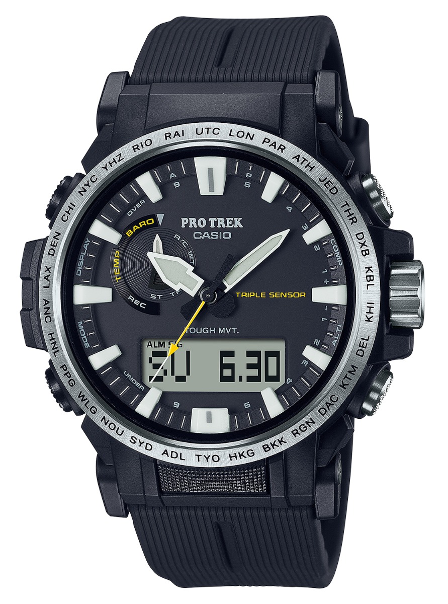 Casio G-Shock Pro Trek Solar Analog/Digital Wrist Watch, Black - PRW611A - Casio