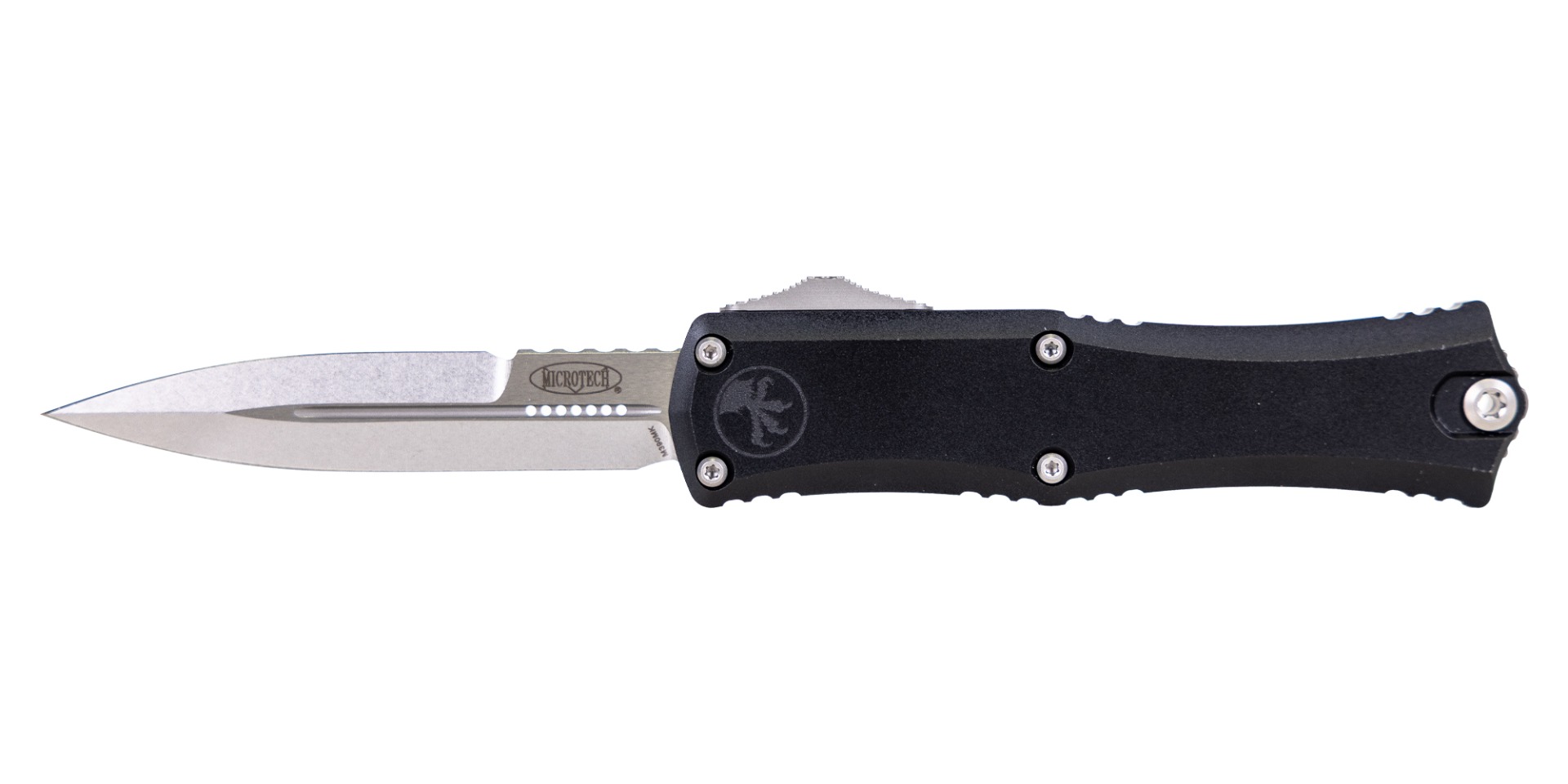 Microtech Mini Hera II OTF Bayonet Point Knife, Black - 1701M-10