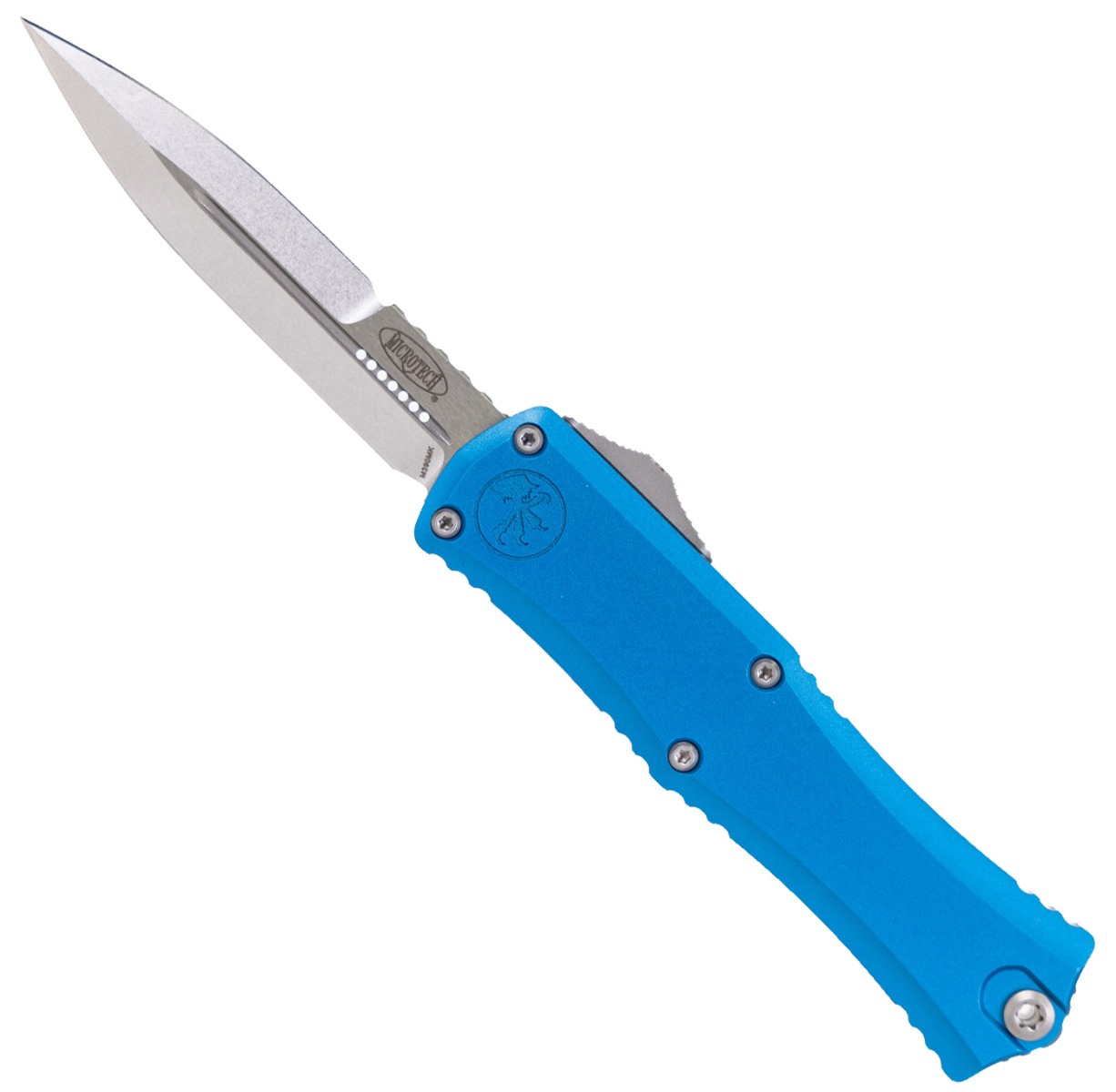 Microtech Mini Hera II OTF Dagger Bayonet Point Knife, Blue - 1701M-10BL