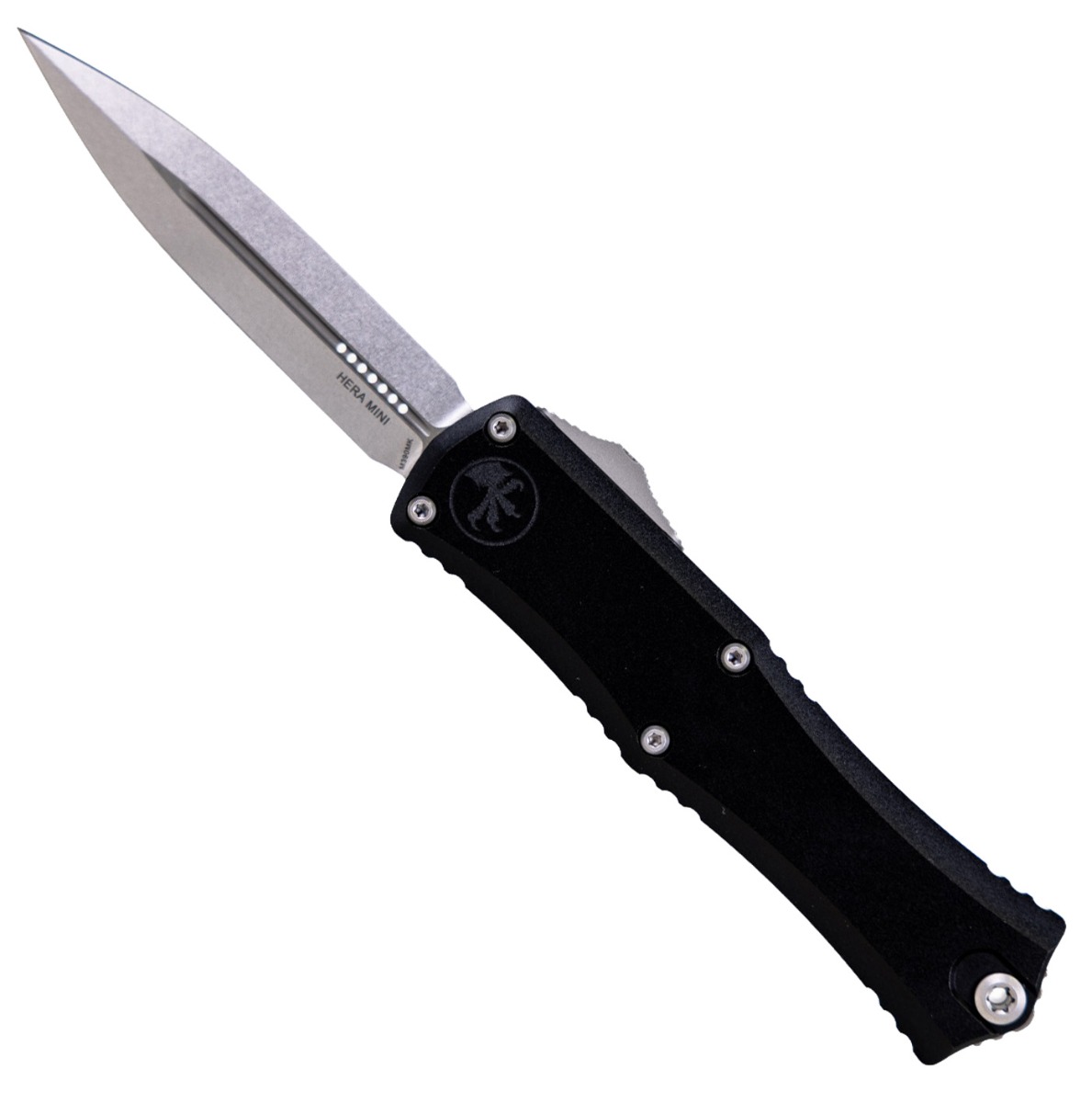 Microtech Mini Hera II D/E OTF Bayonet Point Knife, Black - 1702M-10