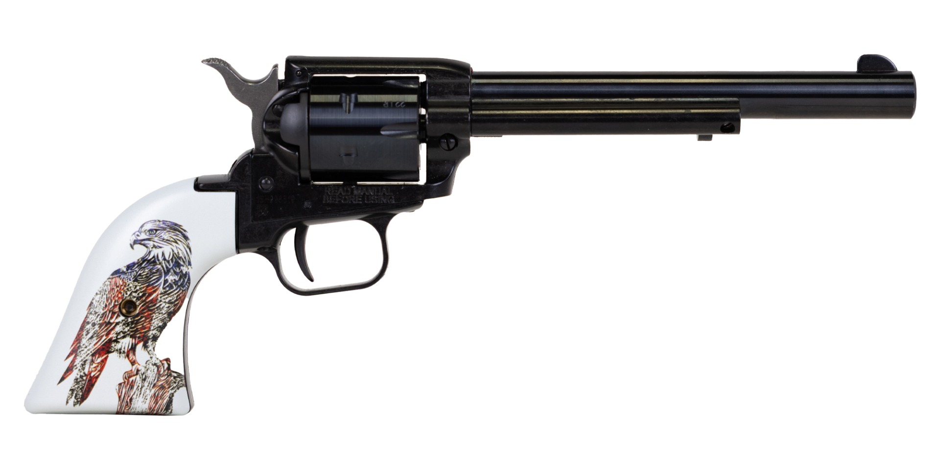 Heritage Rough Rider 22 LR 6 Shot 6.5" Revolver,  Patriot Eagle Grip - RR22B6-PE