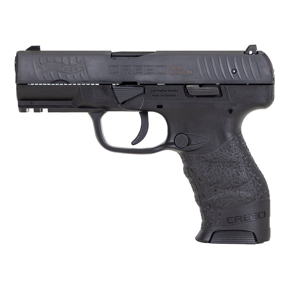 Walther Creed Unissued German Police Trade In 4" 9mm 16rd Pistol, Black - 2823977