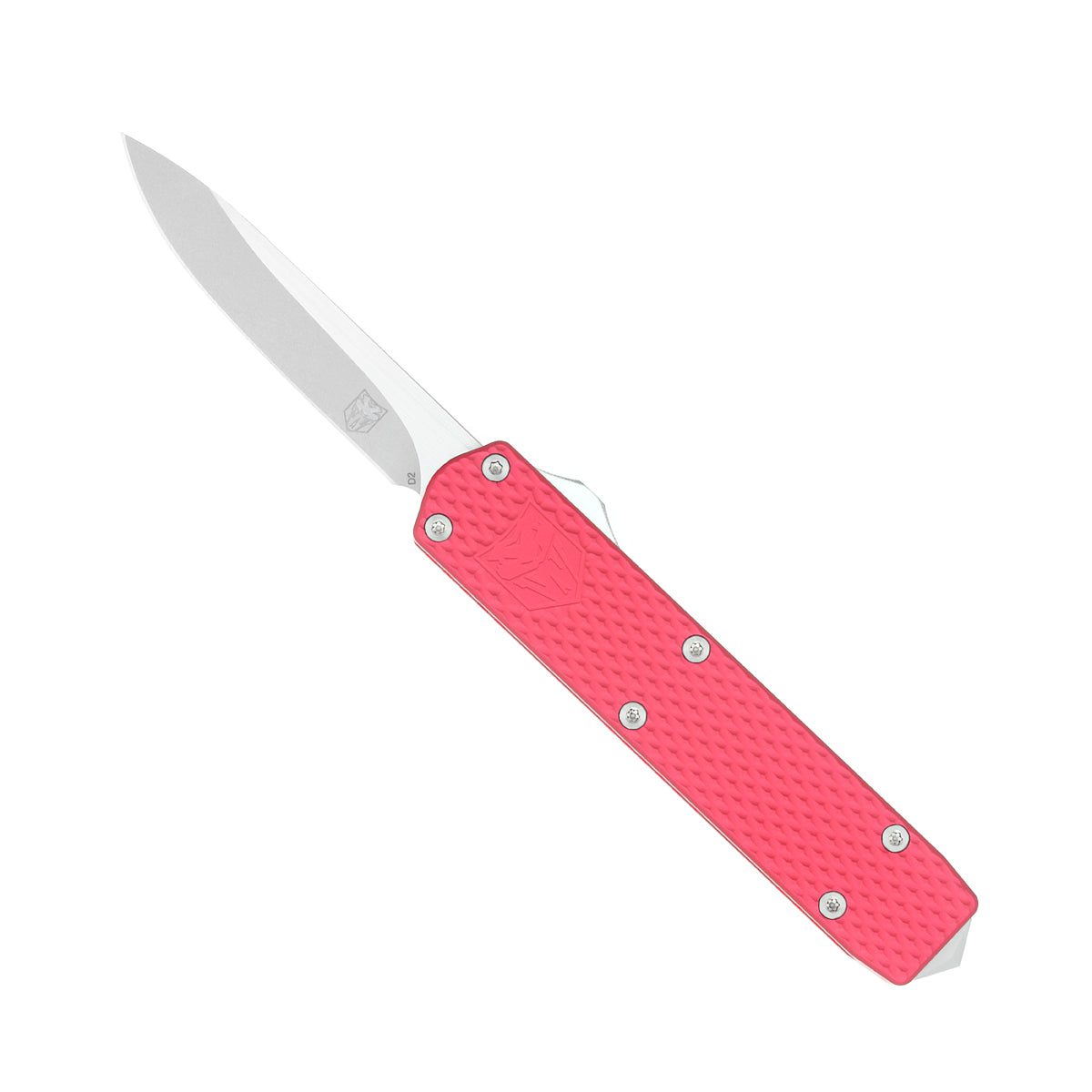 Cobratech Mini Mamba Gen II OTF Drop Point Knife, Red - MNRDMGEN2DNS - Cobratec Knives Llc