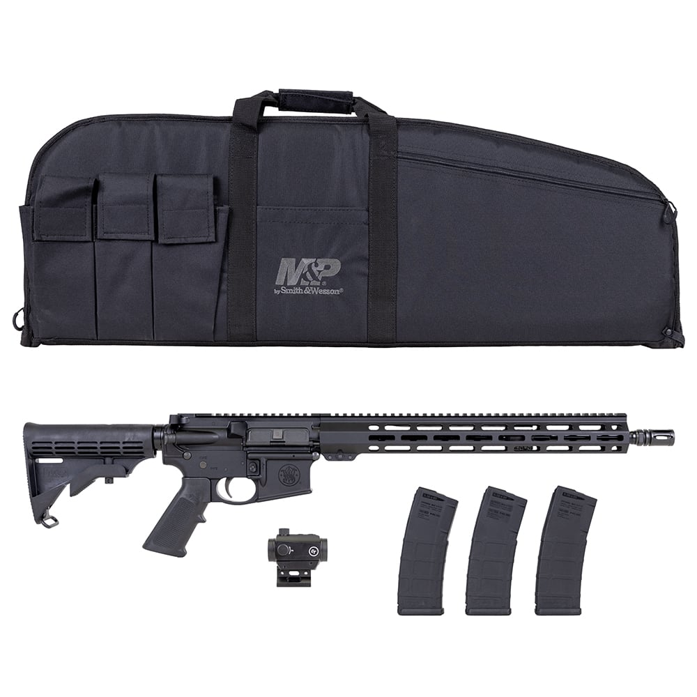 S&W Bundle M&P 15 Sport III 16" 5.56 Nato (3)30rd Rifle with Duty Series Rifle Case - 14790 - Smith & Wesson