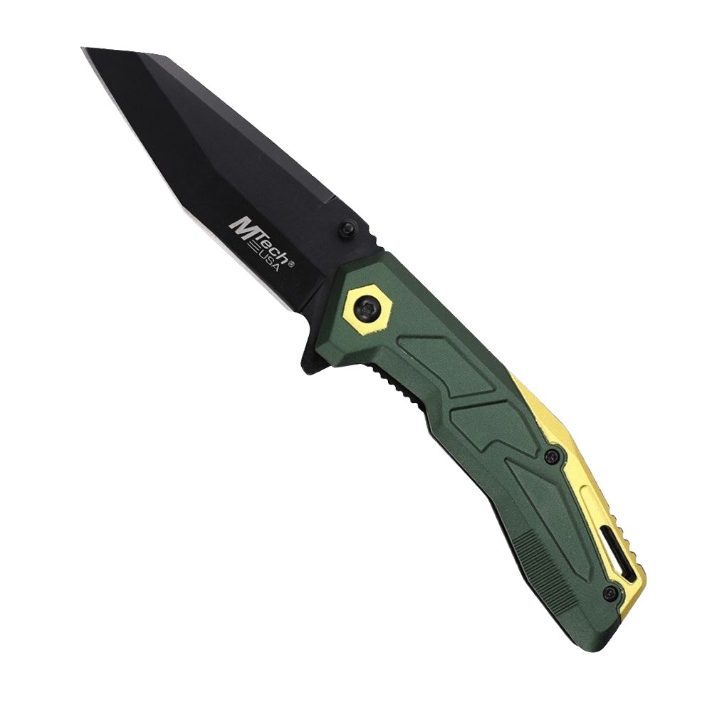Mtech MTech USA A2034 Folding Reverse Tanto Knife, Anodized ODG - MT-A2034OD