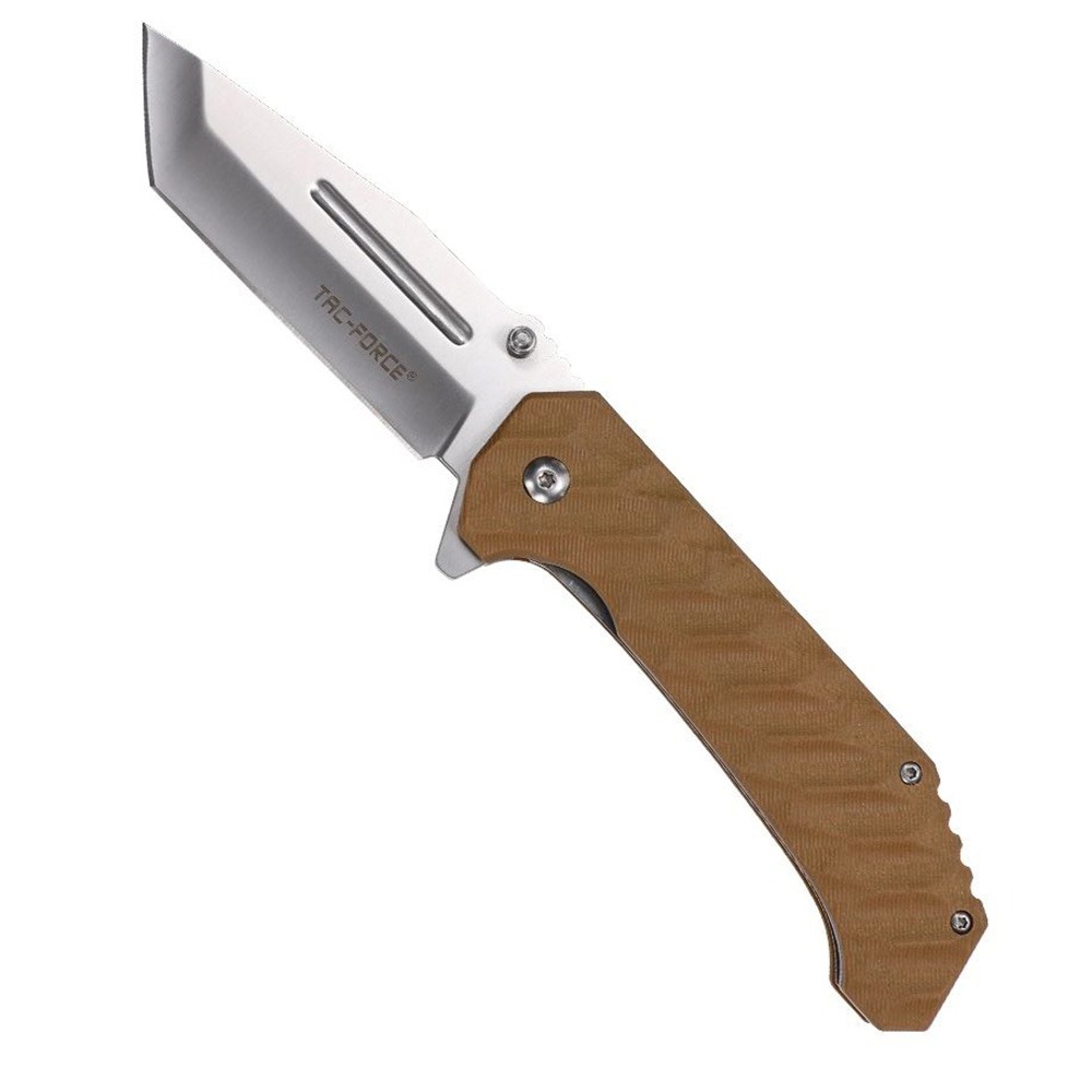 Tac-Force Tac-Force 2012 Folding Tanto Knife, Brown - TF-2012BN
