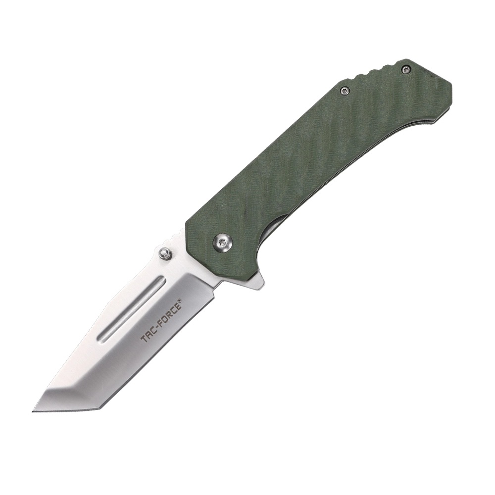 Tac-Force 2012 Folding Tanto Knife, Green - TF-2012GN