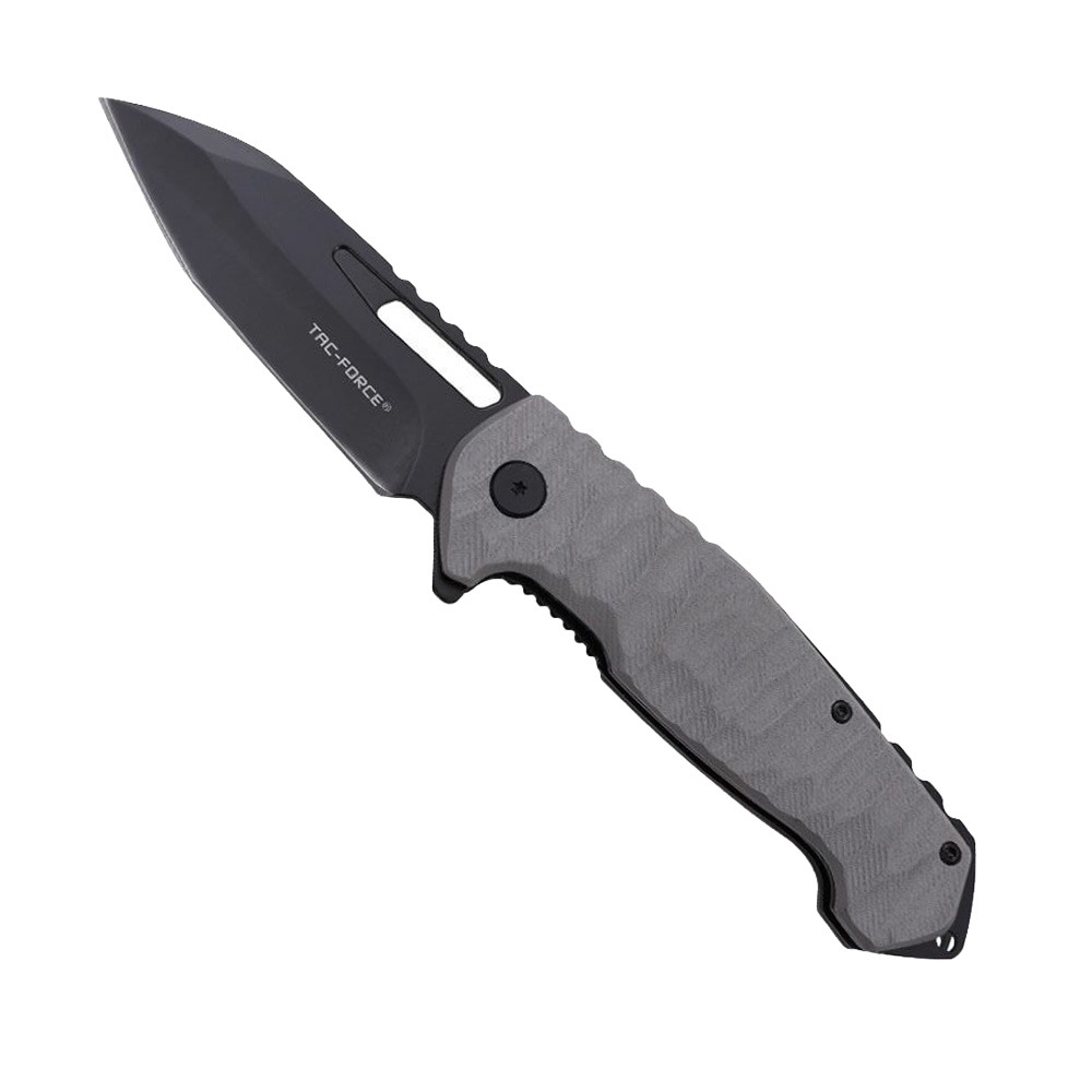 Tac-Force 2013 Folding Drop Point Knife, Grey - TF-2013GY