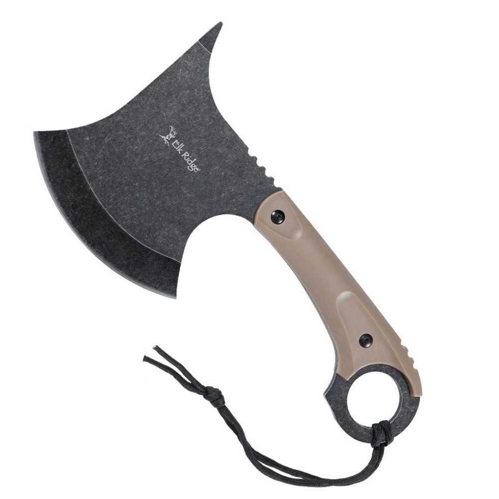 Elk Ridge Elk Ridge Cleaver Style Axe, Brown - ER-2AXEBN