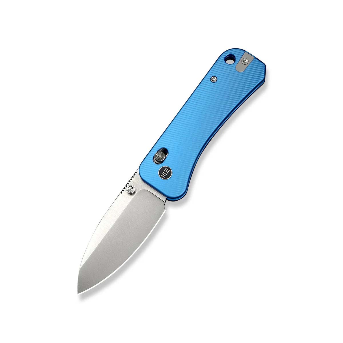 WE Knife Co. Banter 2 Drop Point Knife, Blue Aluminum - WE23075-1