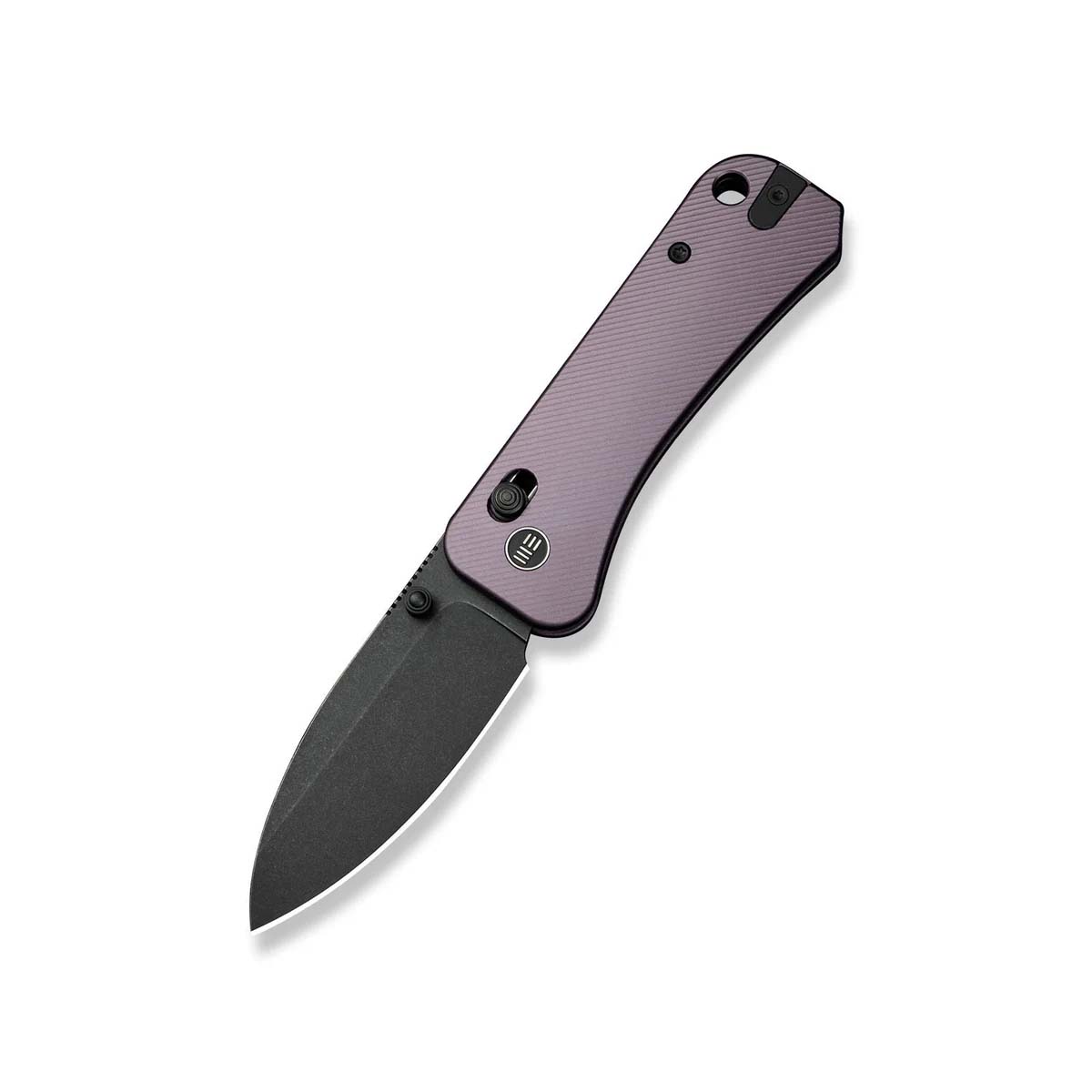 WE Knife Co. Banter 2 CPM S35VN Drop Point Knife, Purple Aluminum - WE23075-2