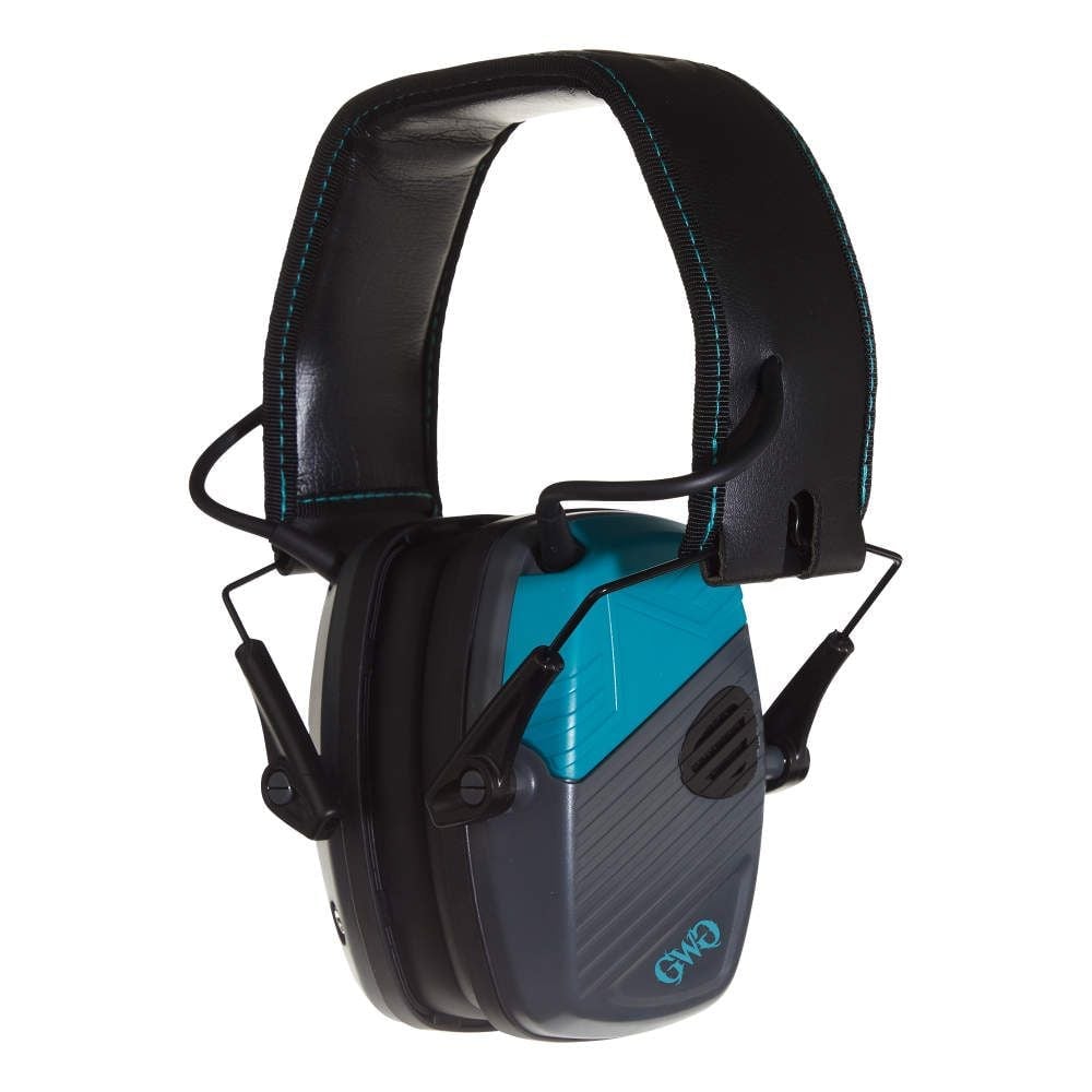 Girls With Guns Shield Electronic Earmuffs 24dB, Teal - 2348 - Allen