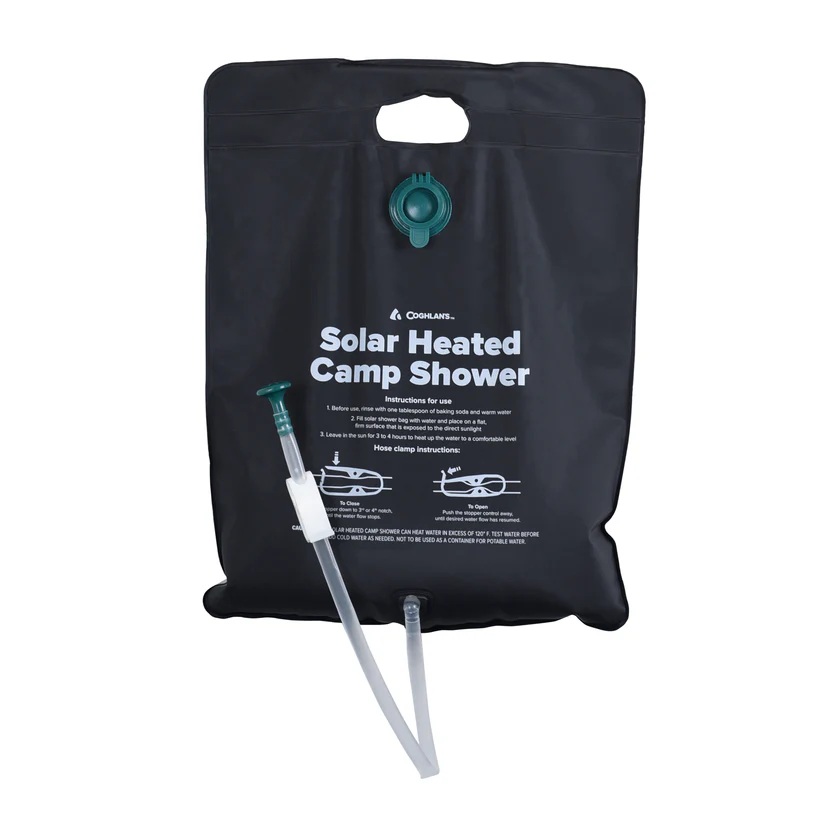 Coghlan's Solar Heated Camp Shower, Black - 2420