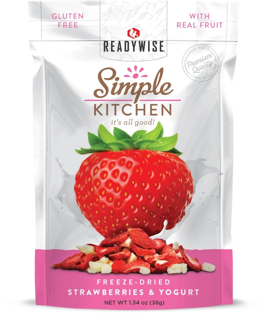 ReadyWise Simple Kitchen Freeze Dried Strawberries & Yogurt 6 Pack - RWSK05-913 - Readywise
