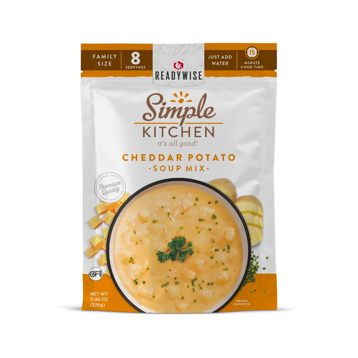ReadyWise Simple Kitchen Cheddar Potato Soup Mix 6 Count - RWSK05-061