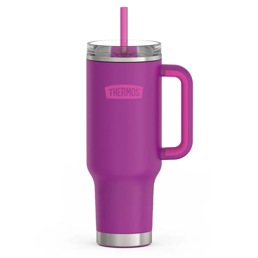 Thermos 40oz Cup Holder Mug w/ Straw Lid, Plum - TS1804PL4