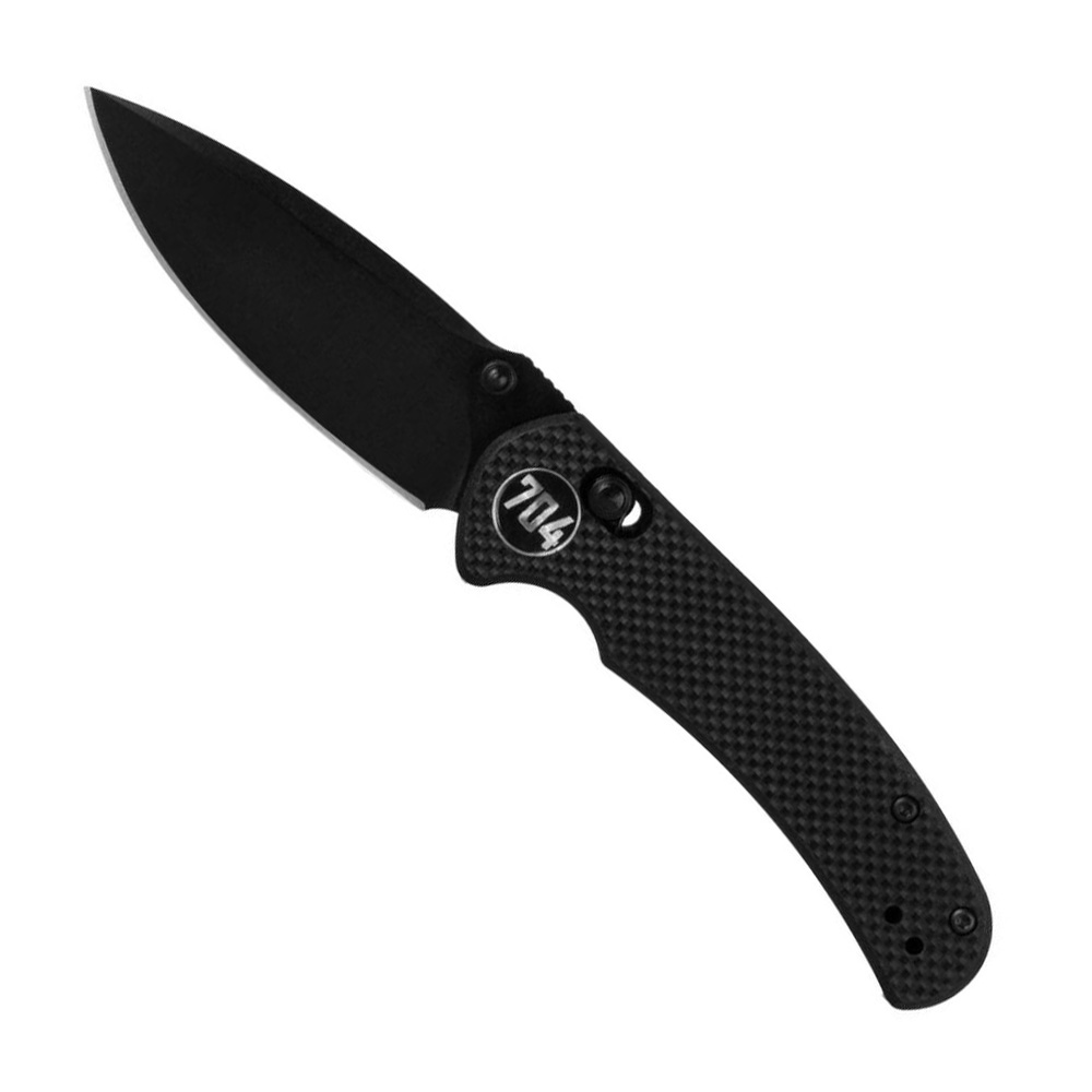 704 Gear Urban Ranger Lite V2 Folding Drop Point Knife, Black - S1-S-B-14
