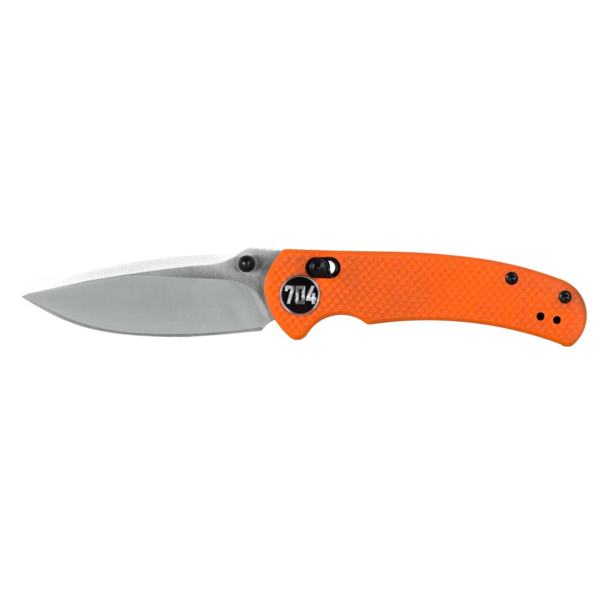 704 Gear Urban Ranger Lite V2 Folding Drop Point Knife, Orange - S1-S-O-14S
