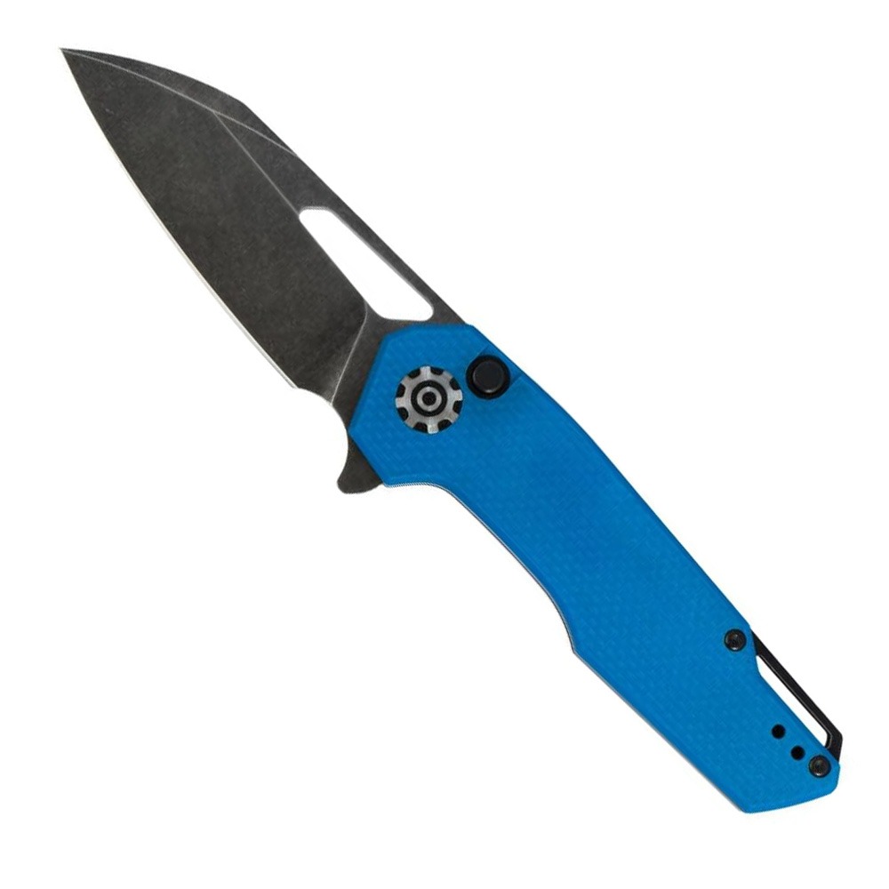 704 Gear Sabertooth Folding Drop Point Knife, Royal Blue - SAB01-G10-BLU