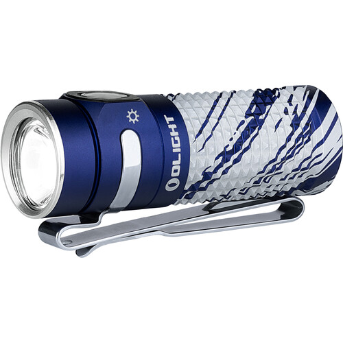 Olight Baton 4 1300 Lumen EDC Flashlight, Arctic Flame - BATON4AF