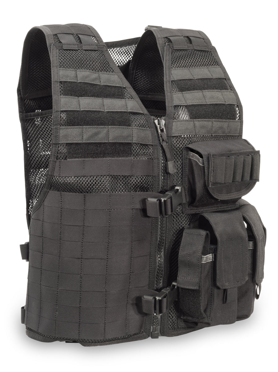 Elite Survival Systems MVP Ammo Adapt Left Hand Tactical Vest, Black - MVP010102-B