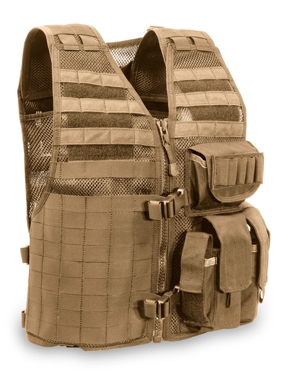 Elite Survival Systems MVP Ammo Adapt Right Hand Tactical Vest, Coyote - MVP020101-T