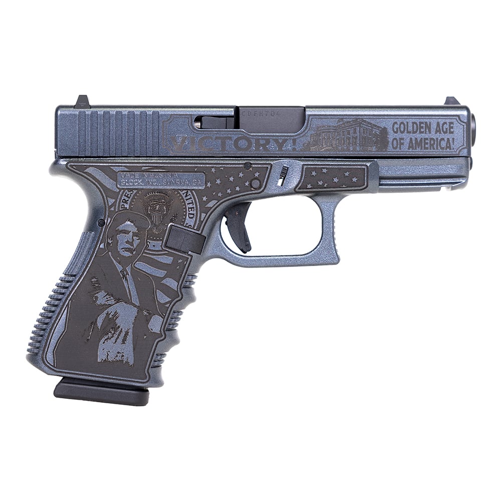 Glock G19 Gen 3 "Trump 47th" 4" 9mm 15rd Pistol - GLPI1950203TDM - Glock