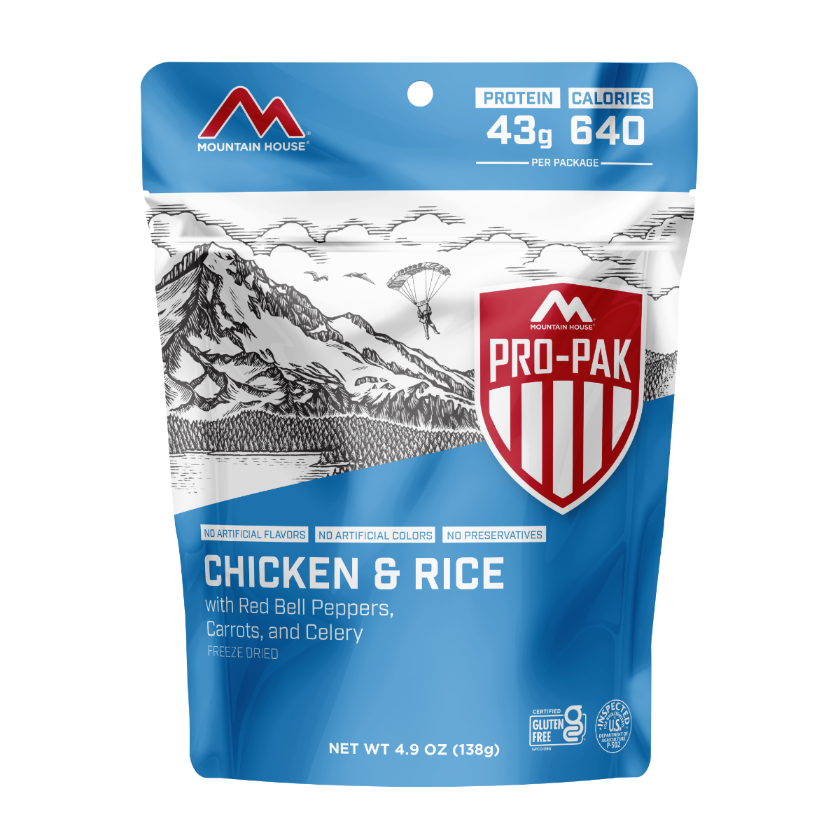 Mountain House Mountain House Pro-Pak Freeze Dried Chicken & Rice - 50115 - $12.99 at Palmetto State Armory