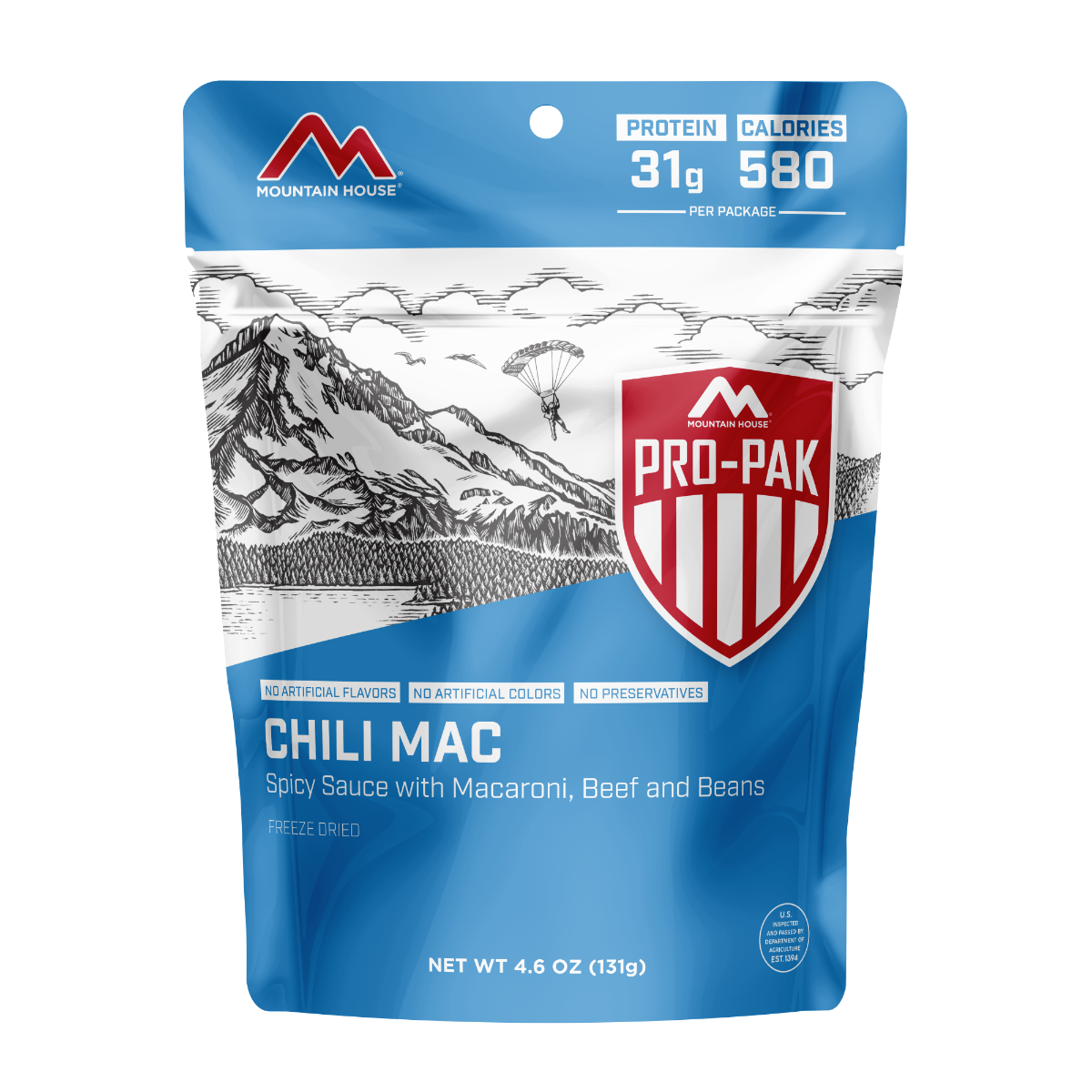 Mountain House Pro-Pak Freeze Dried Chili Mac w/ Beef - 50153