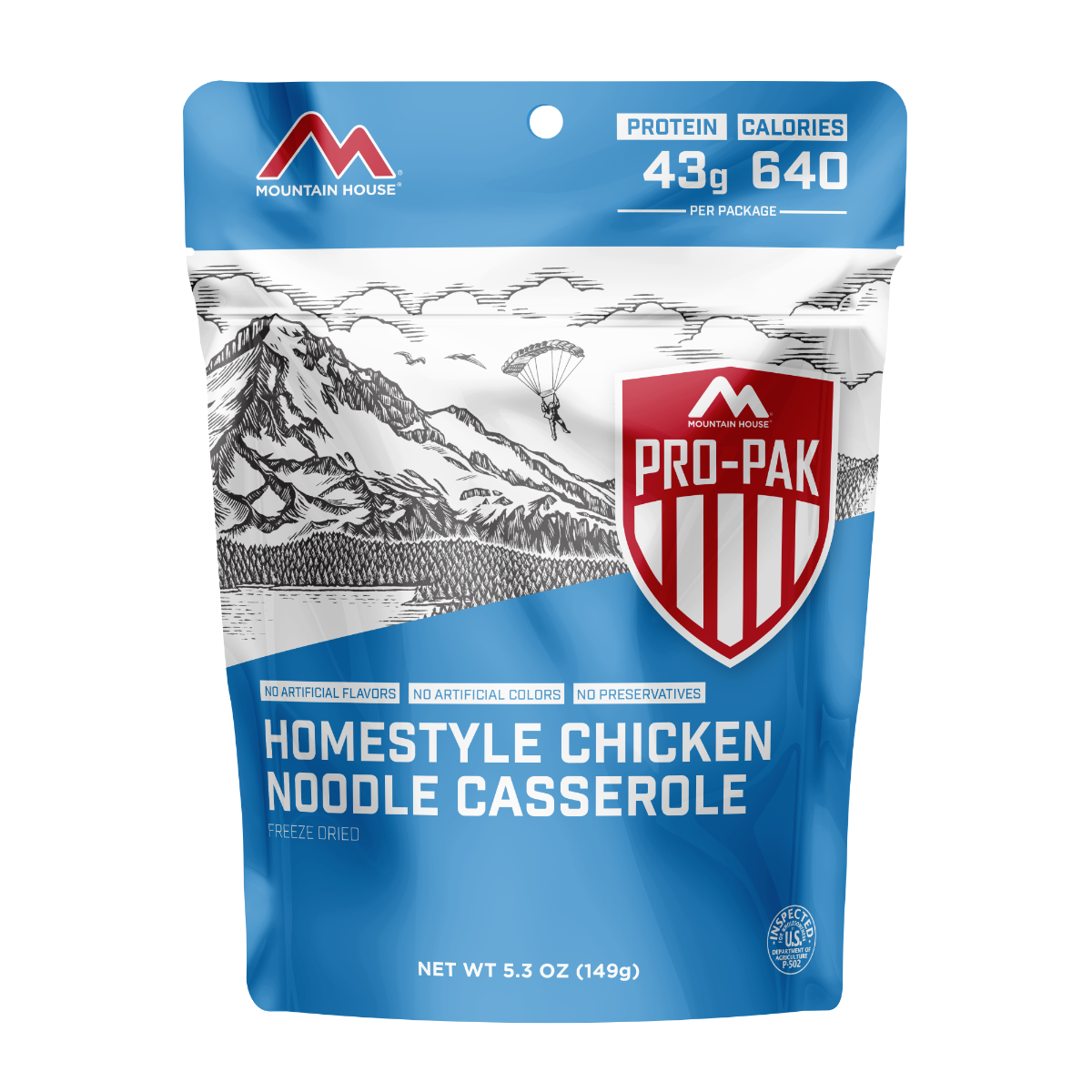 Mountain House Pro-Pak Freeze Dried Homestyle Chicken Noodle Casserole - 50161