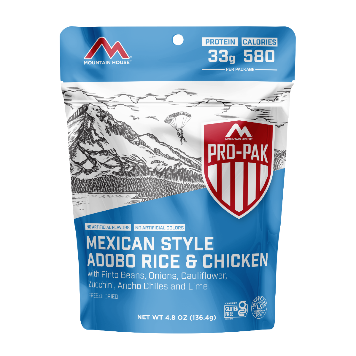 Mountain House Pro-Pak Freeze Dried Mexican Adobo Rice & Chicken - 50171